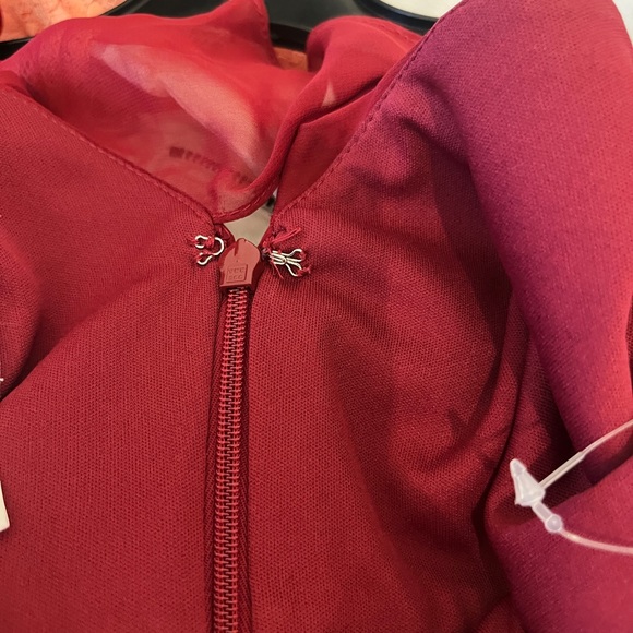 Dessy girl red dress - Picture 4 of 7